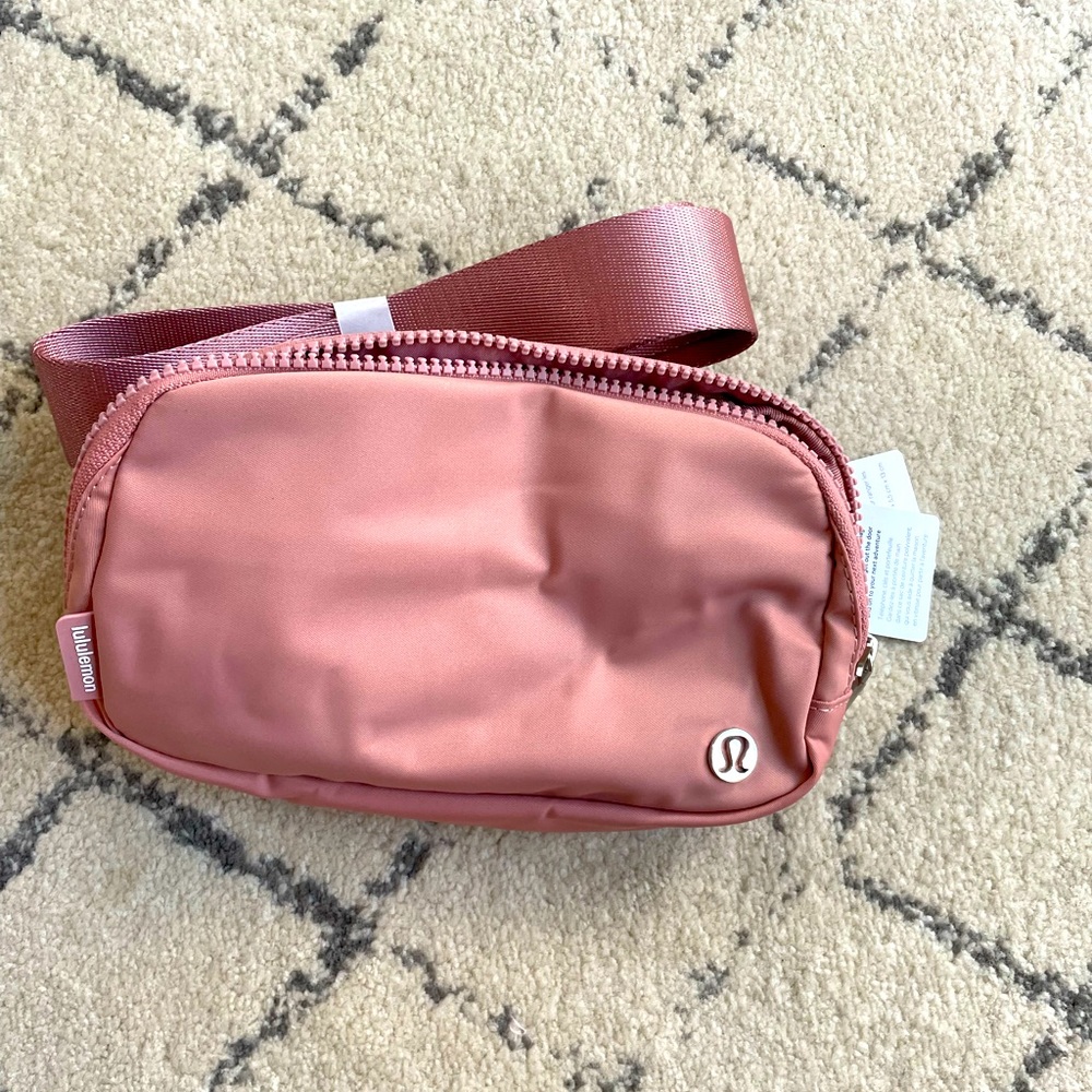 Pastel pink Lululemon belt bag new with tags nwt